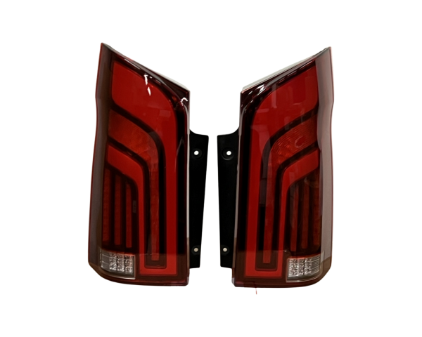 VOLL LED Lightbar Design Rückleuchten für Mercedes Benz Vito / V-Klasse W447 14-19 rot/weiß dynamisch